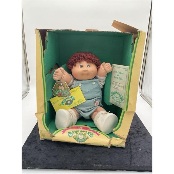 Cabbage Patch Kids Other - Vintage 1985 Coleco Cabbage Patch Kids In Box W/Certificate Boy, Davie Billy